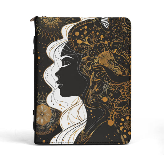 Boho Woman / Books briefcase with internal pockets