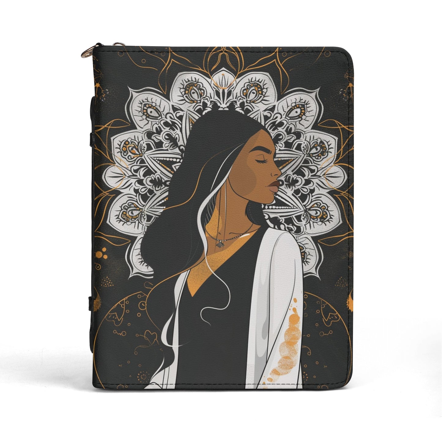Hippy Woman / Books briefcase with internal pockets