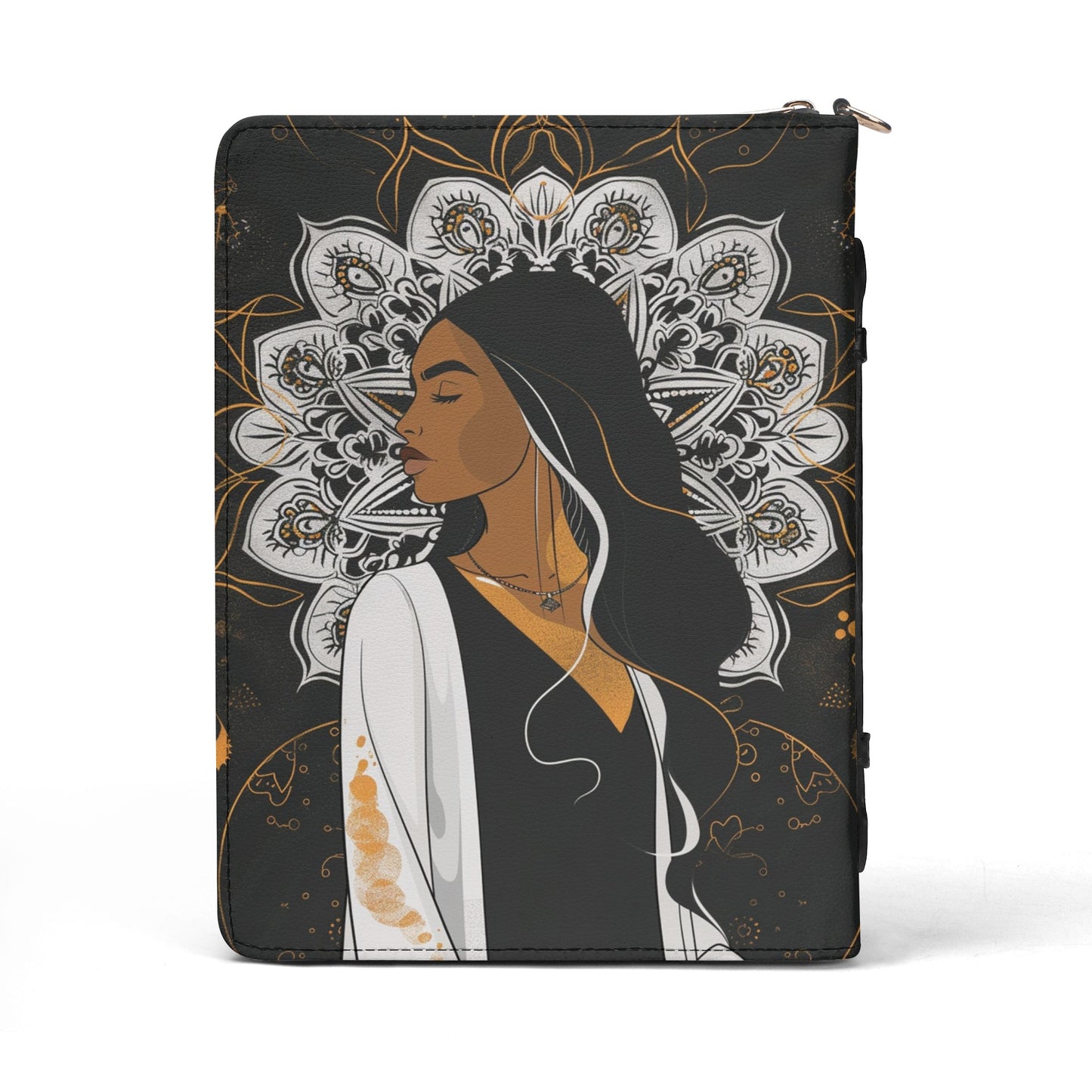 Hippy Woman / Books briefcase with internal pockets