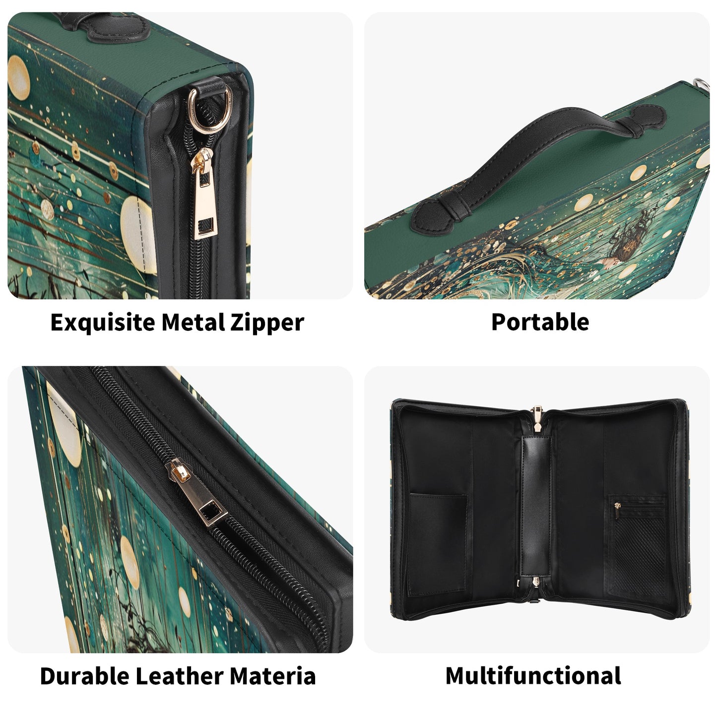 Woodland Fairy / Books briefcase with internal pockets