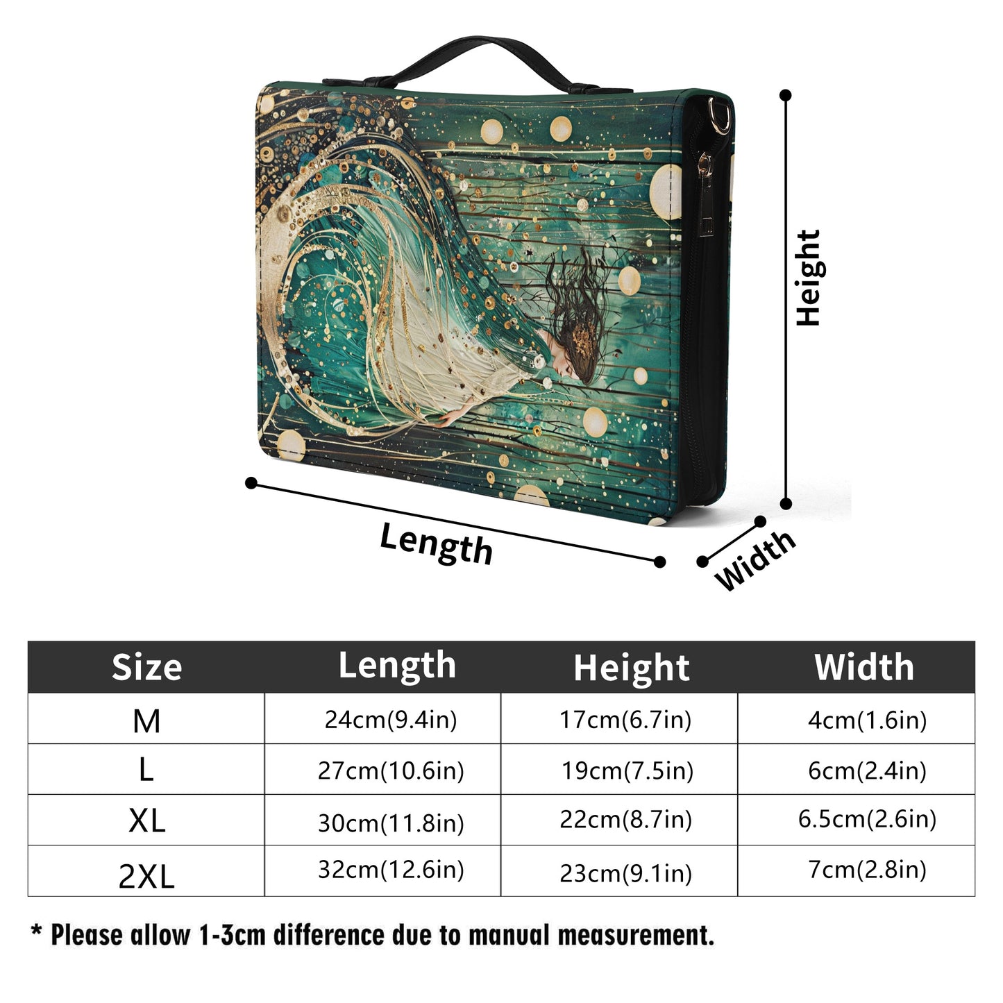 Woodland Fairy / Books briefcase with internal pockets