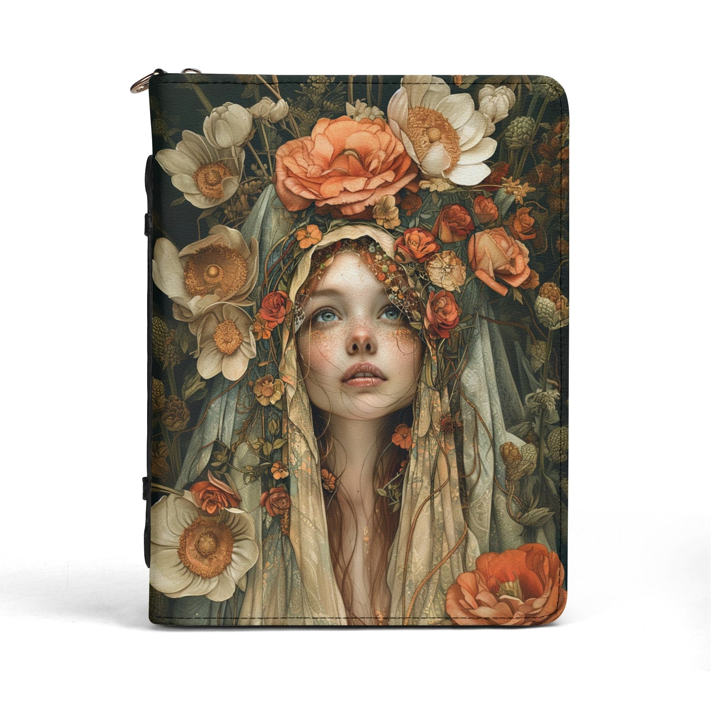 Flower Child / Books briefcase with internal pockets