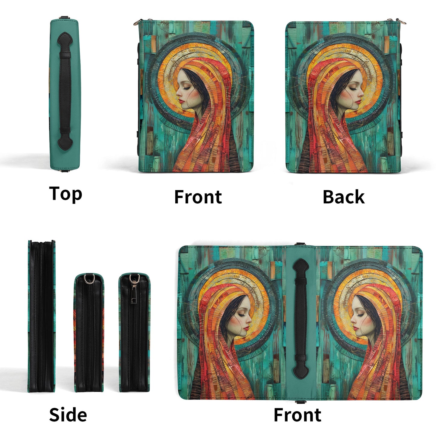 Indi Woman / Books briefcase with internal pockets