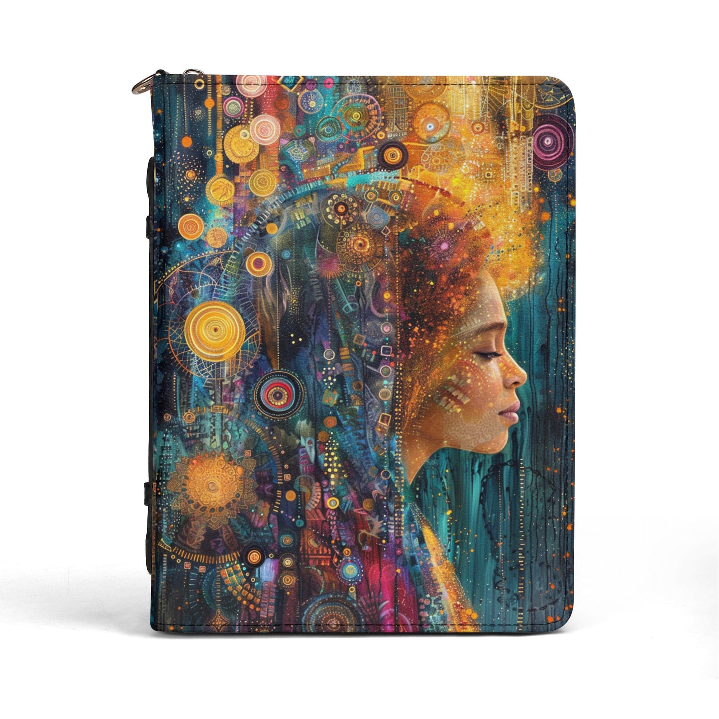 Rainbow Girl / Books briefcase with internal pockets