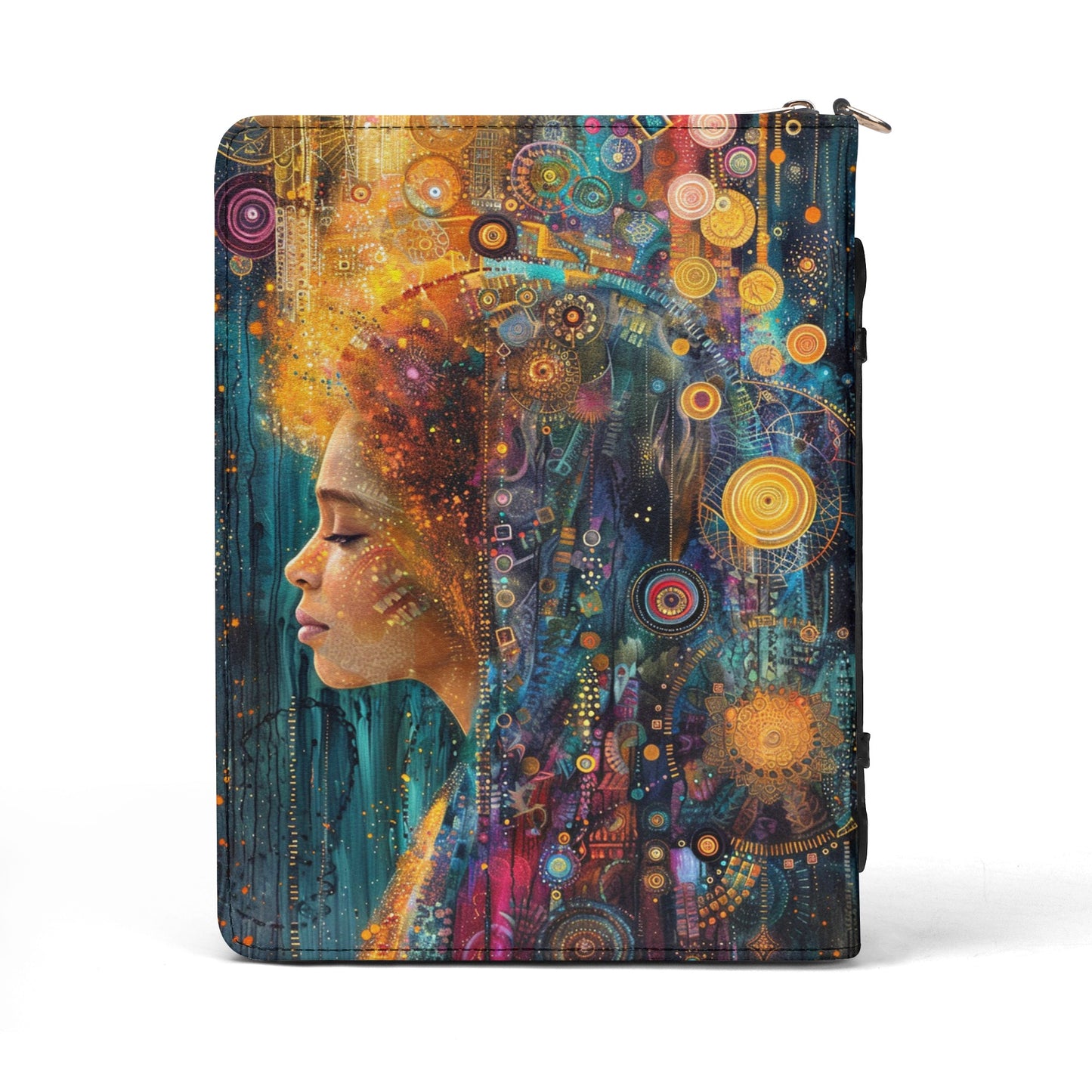 Rainbow Girl / Books briefcase with internal pockets