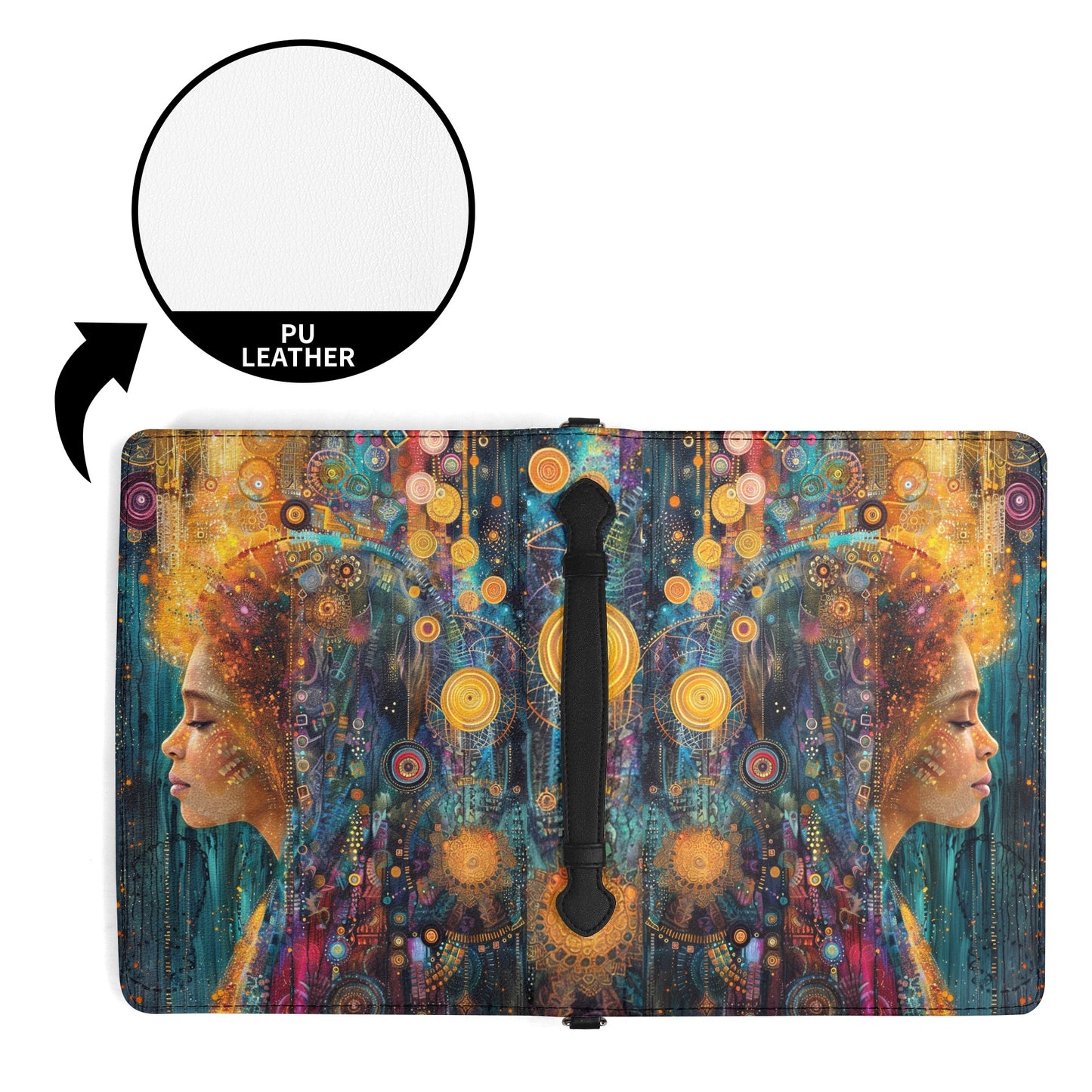 Rainbow Girl / Books briefcase with internal pockets