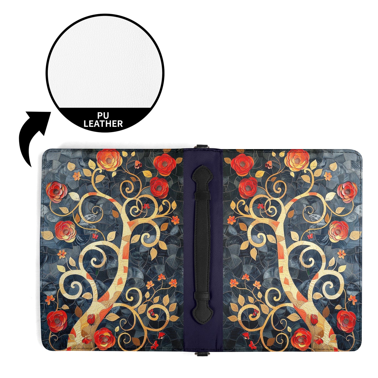 Tree of Life/ Books briefcase with internal pockets