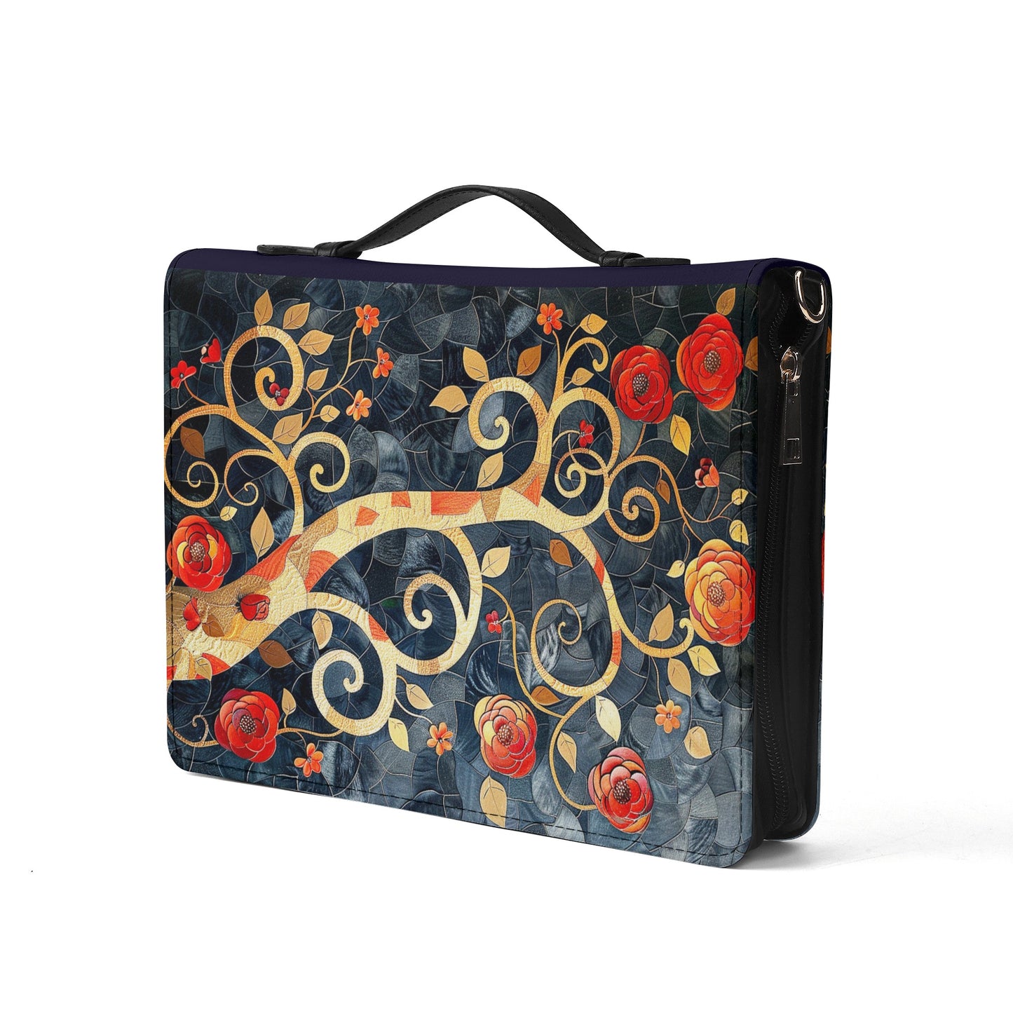Tree of Life/ Books briefcase with internal pockets