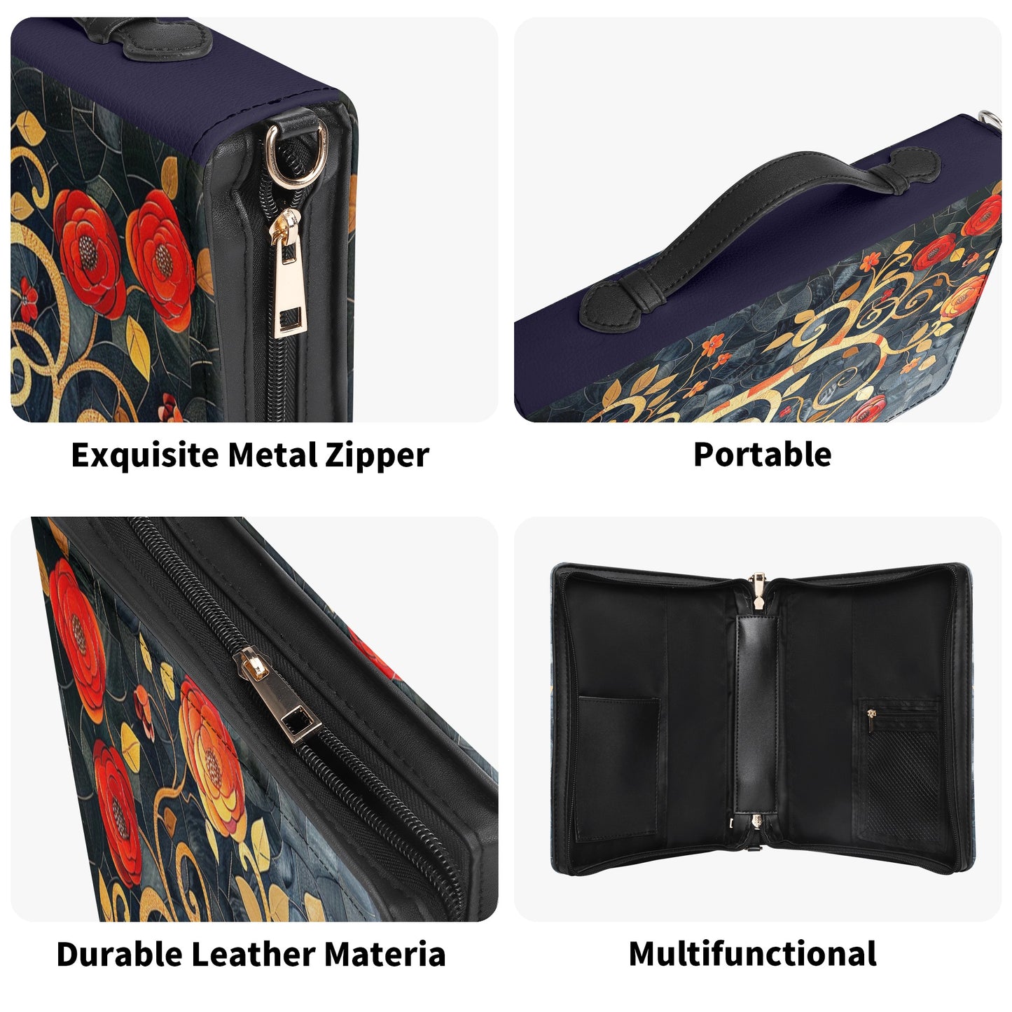 Tree of Life/ Books briefcase with internal pockets