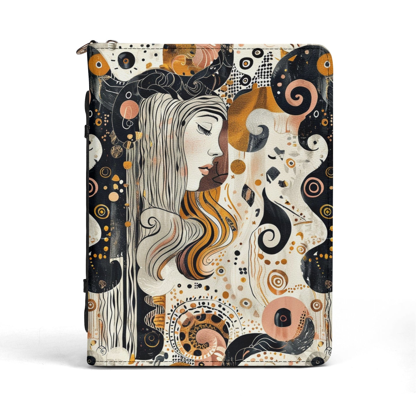 Tribal Art / Books briefcase with internal pockets