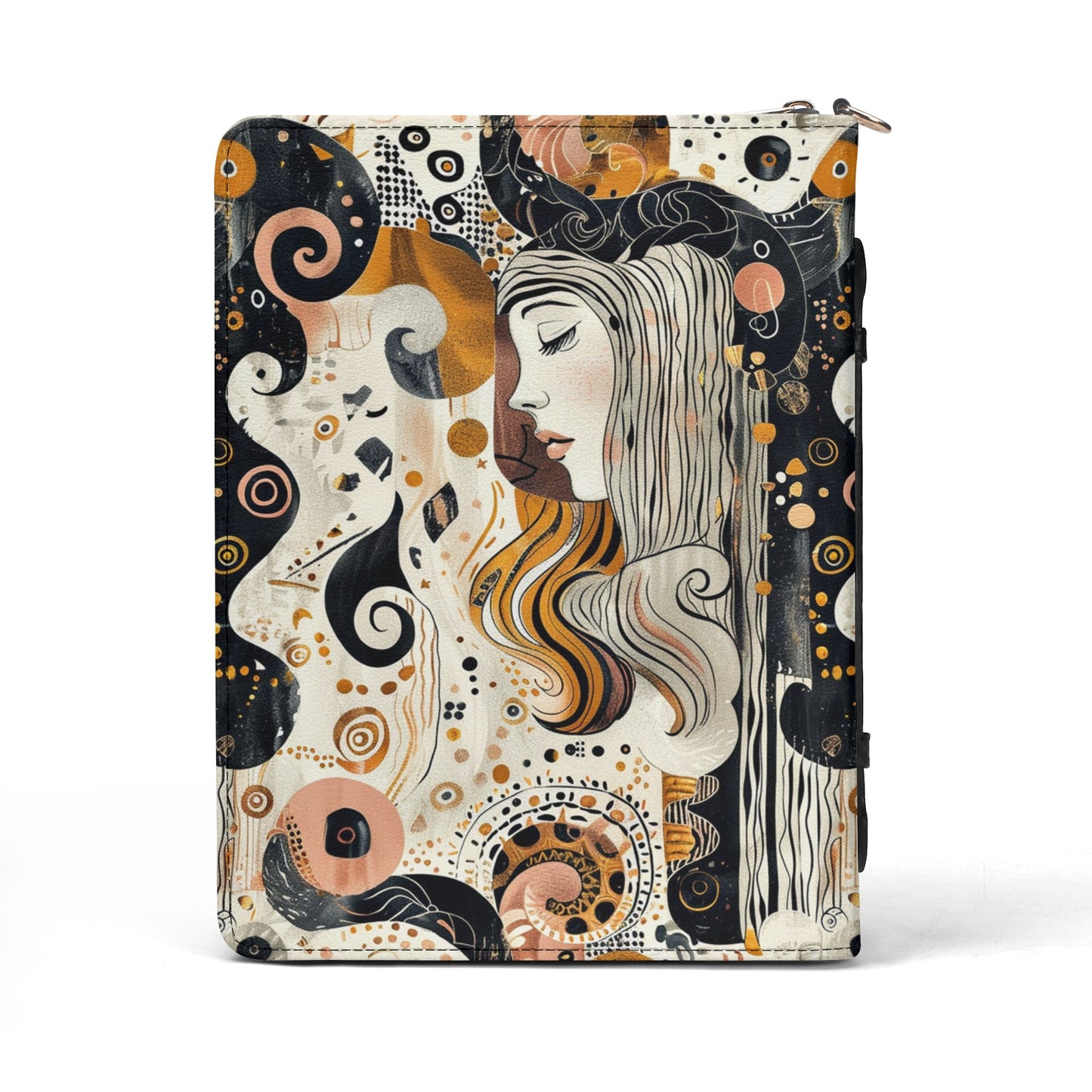 Tribal Art / Books briefcase with internal pockets