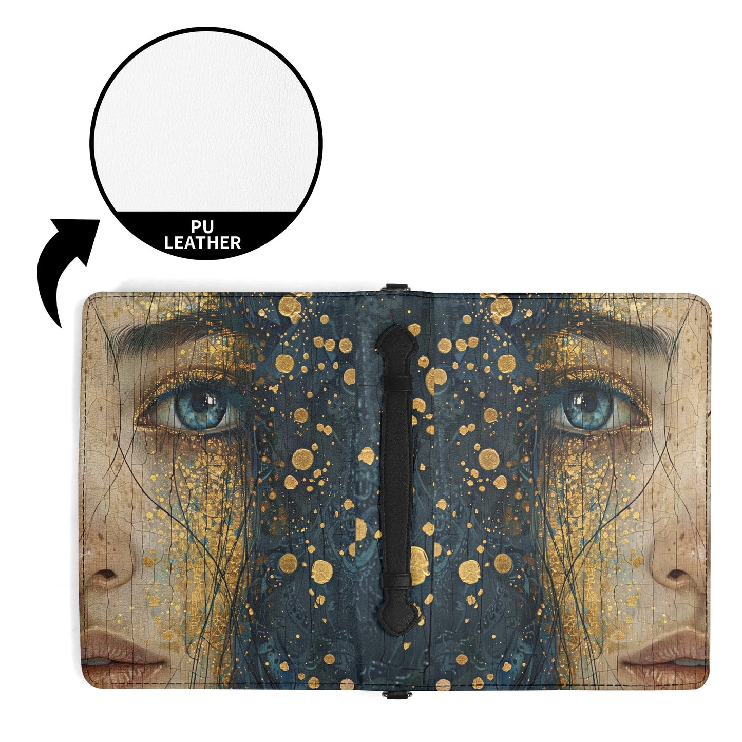 Blu Eye / Books briefcase with internal pockets