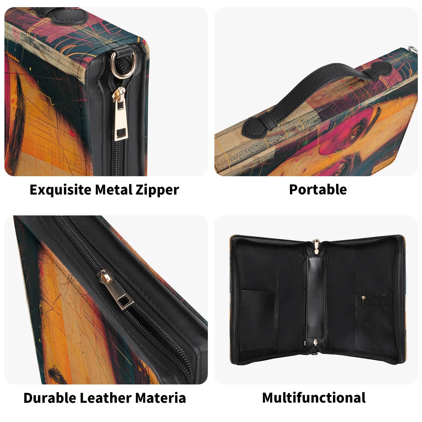 Miss Summer / Books briefcase with internal pockets