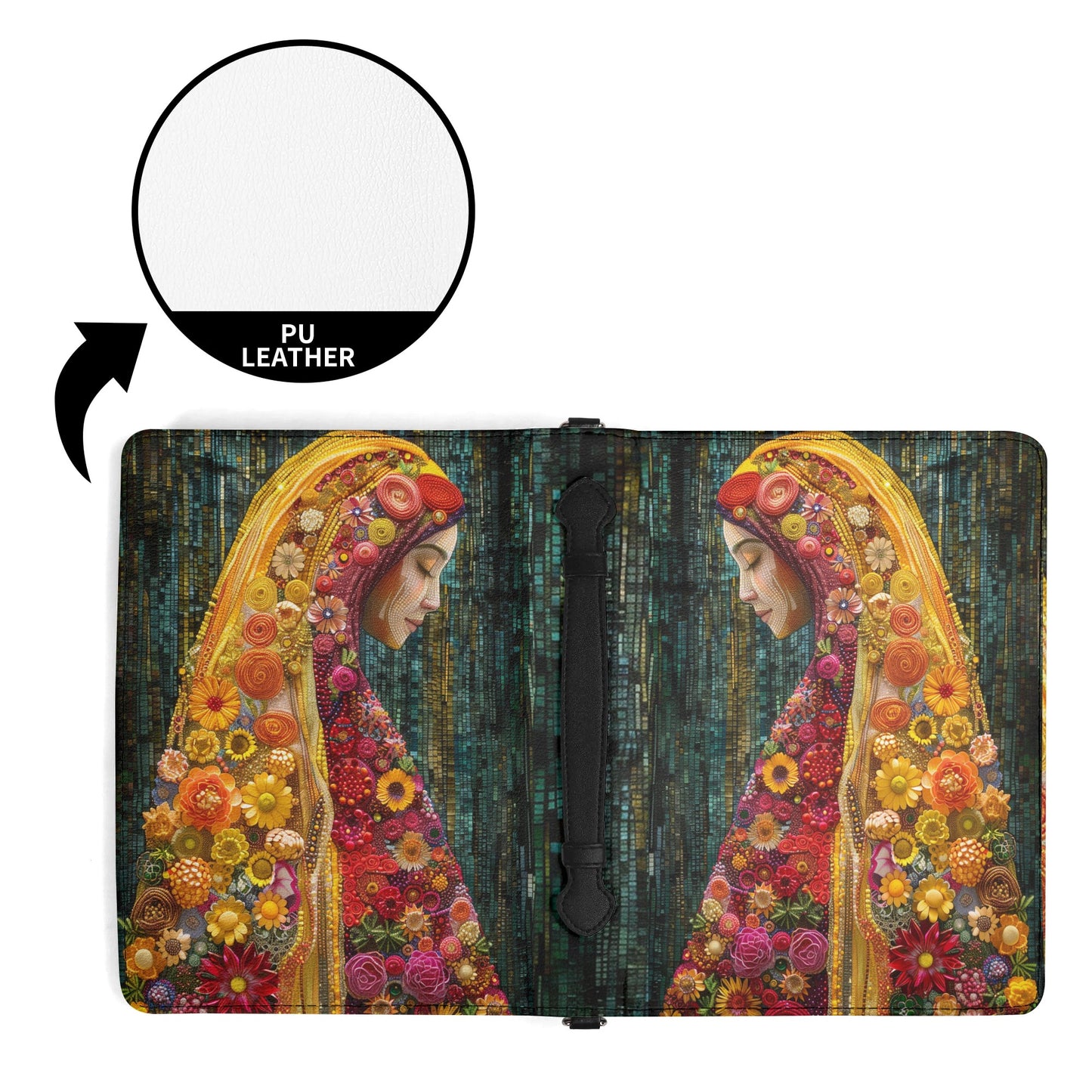 Flora / Books briefcase with internal pockets