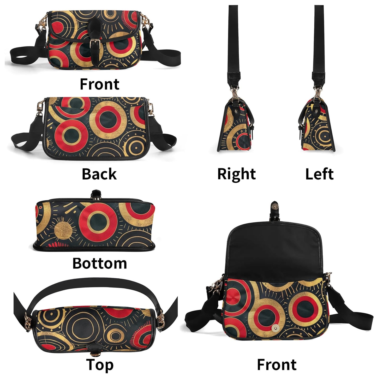 Gold Circle / Underarm Bag