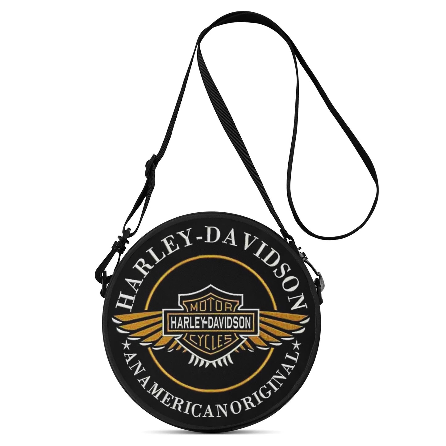 Harley Davidson (Gold) / Shoulder Bag convertible in Backpack