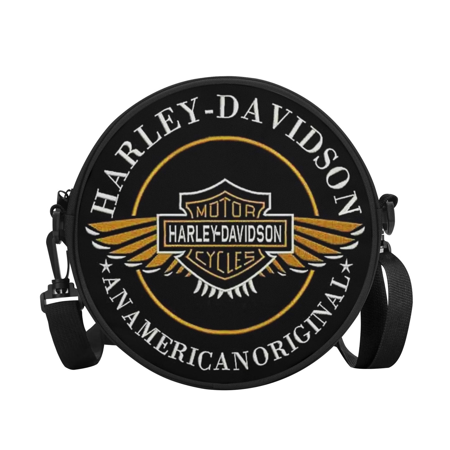 Harley Davidson (Gold) / Shoulder Bag convertible in Backpack