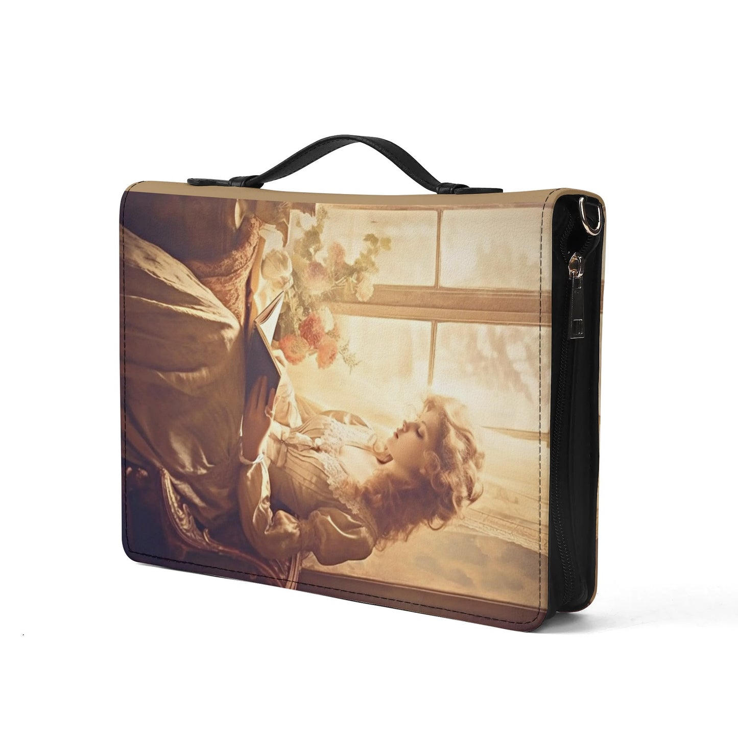 Evening Reading / Books briefcase with internal pockets