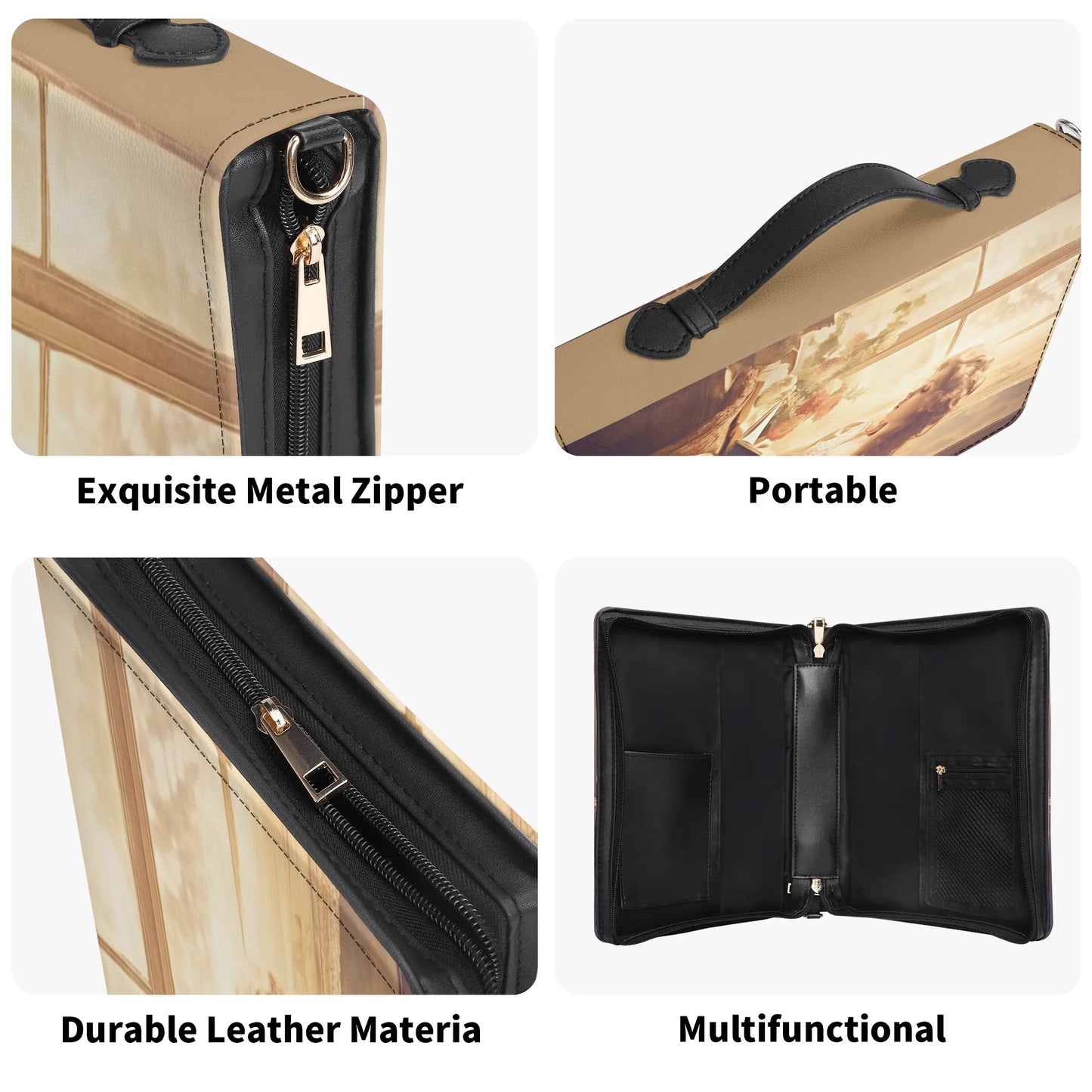 Evening Reading / Books briefcase with internal pockets