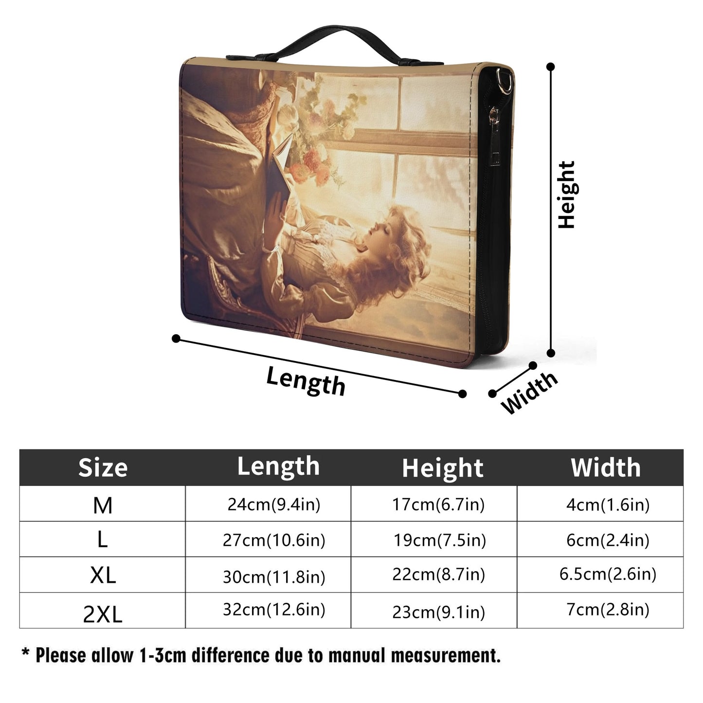 Evening Reading / Books briefcase with internal pockets