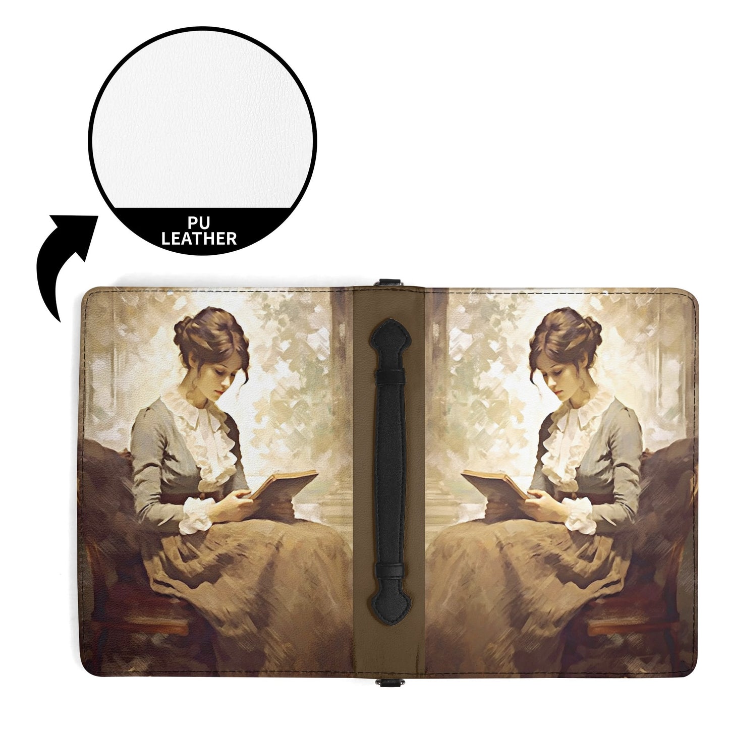 Time to Reading / Books briefcase with internal pockets