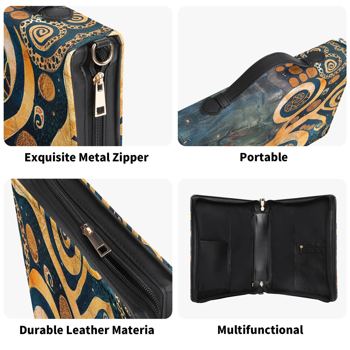 Native Tree / Books briefcase with internal pockets