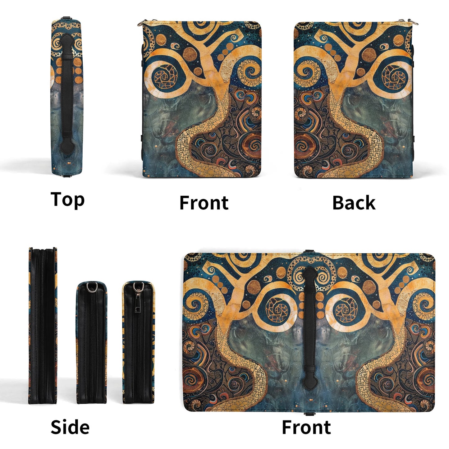 Native Tree / Books briefcase with internal pockets