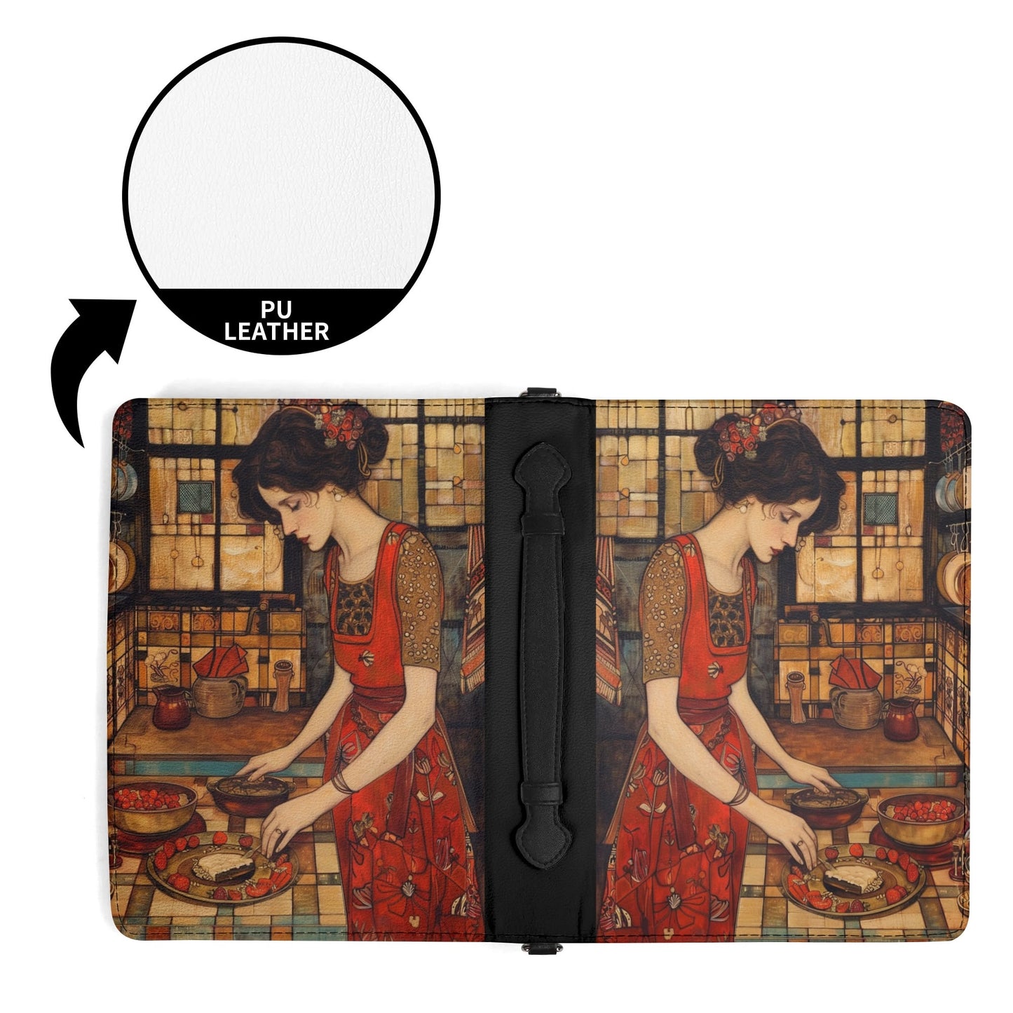 In my Kitchen / Cook Book Briefcase with internal pockets