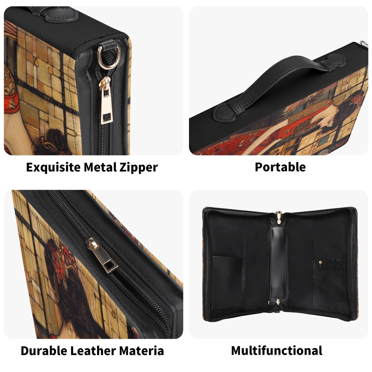 In my Kitchen / Cook Book Briefcase with internal pockets