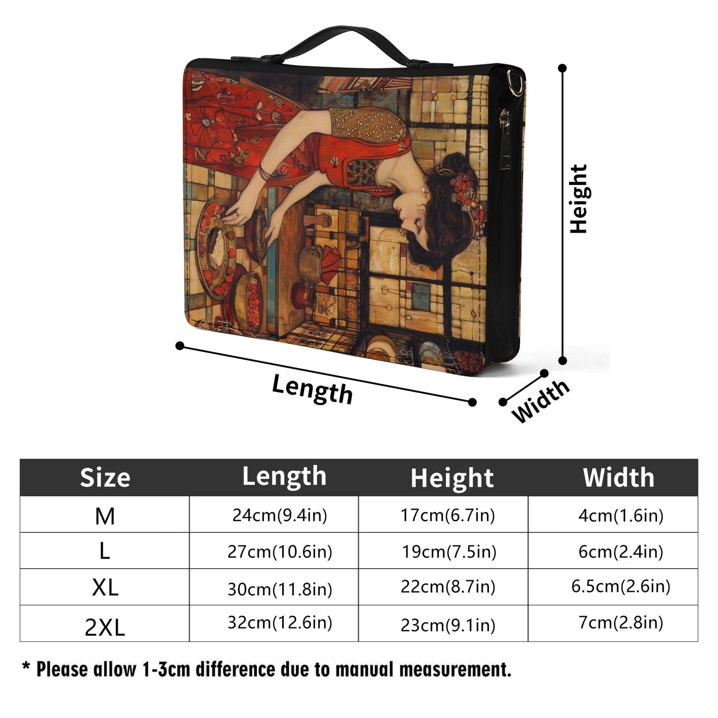 In my Kitchen / Cook Book Briefcase with internal pockets