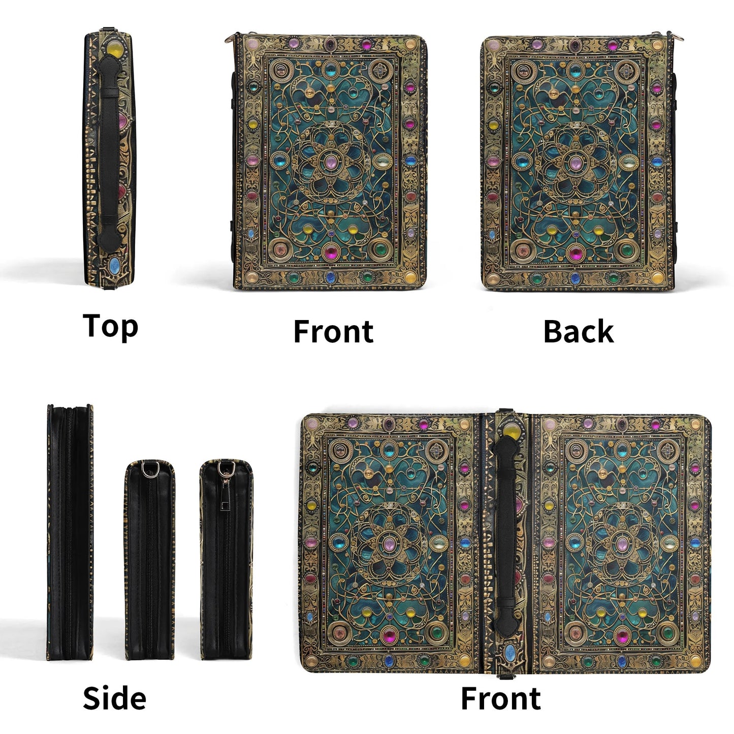 Secrets Book / Books briefcase with internal pockets