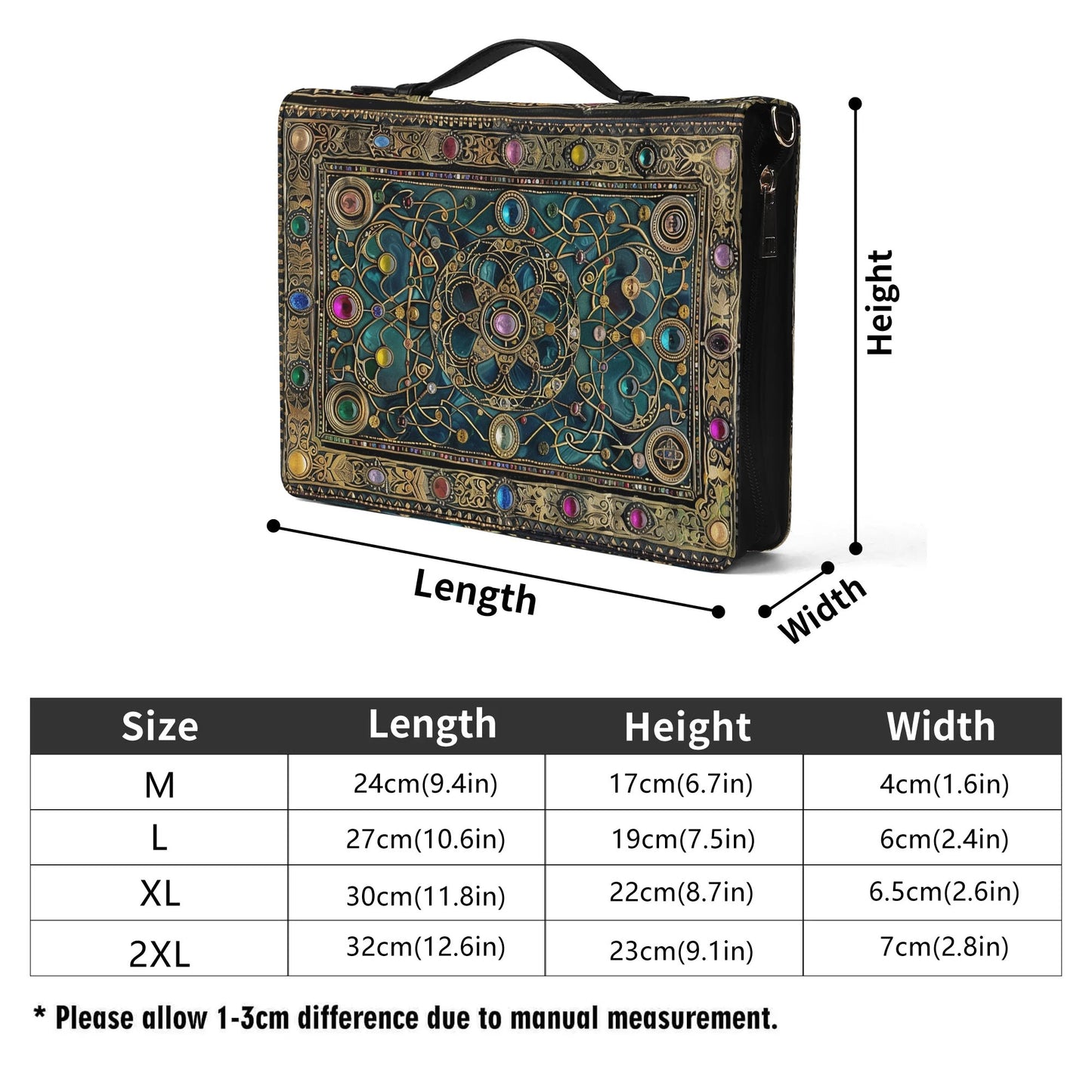 Secrets Book / Books briefcase with internal pockets