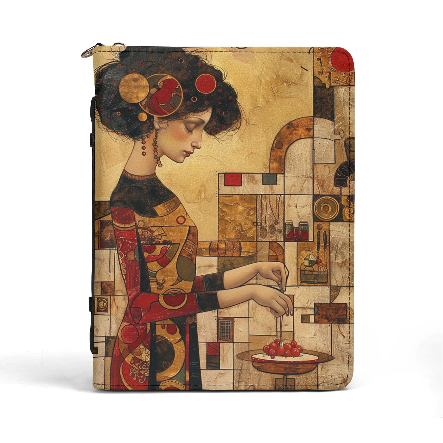 Gourmet Cuisine / Cook Book Briefcase with internal pockets