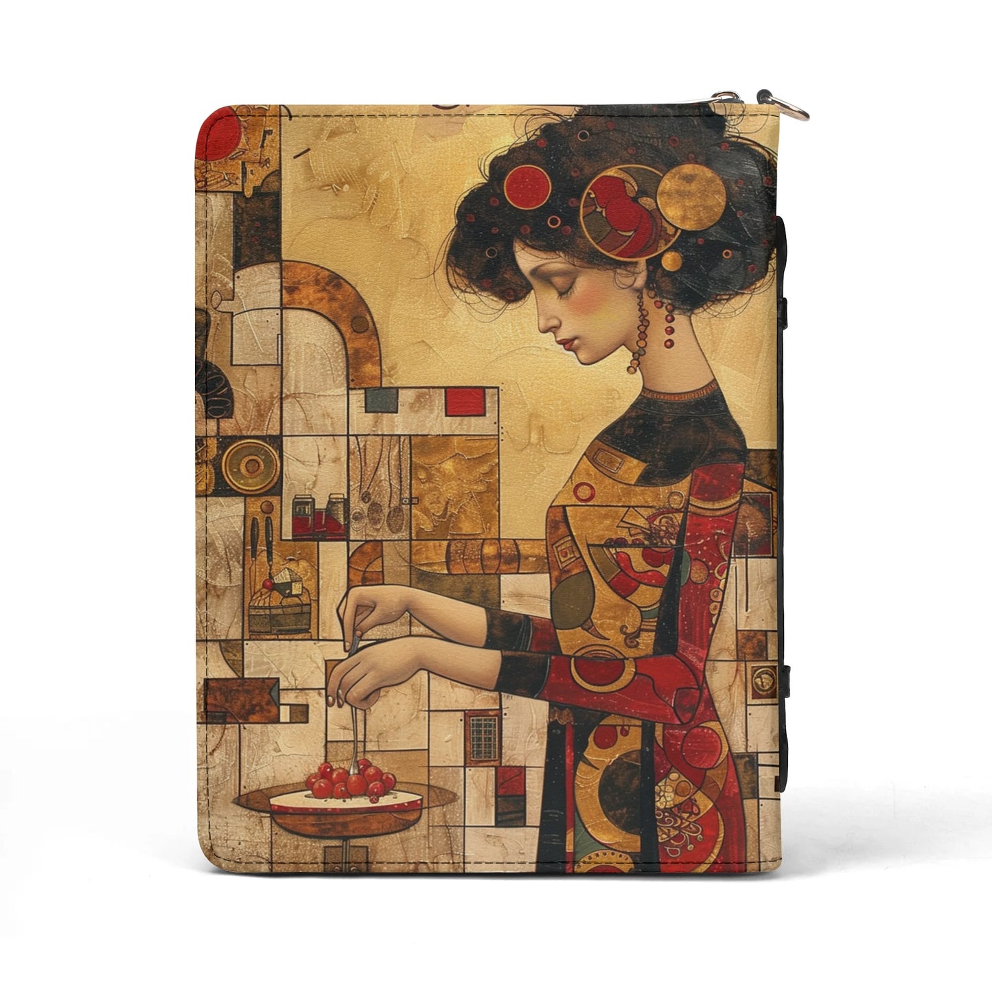Gourmet Cuisine / Cook Book Briefcase with internal pockets