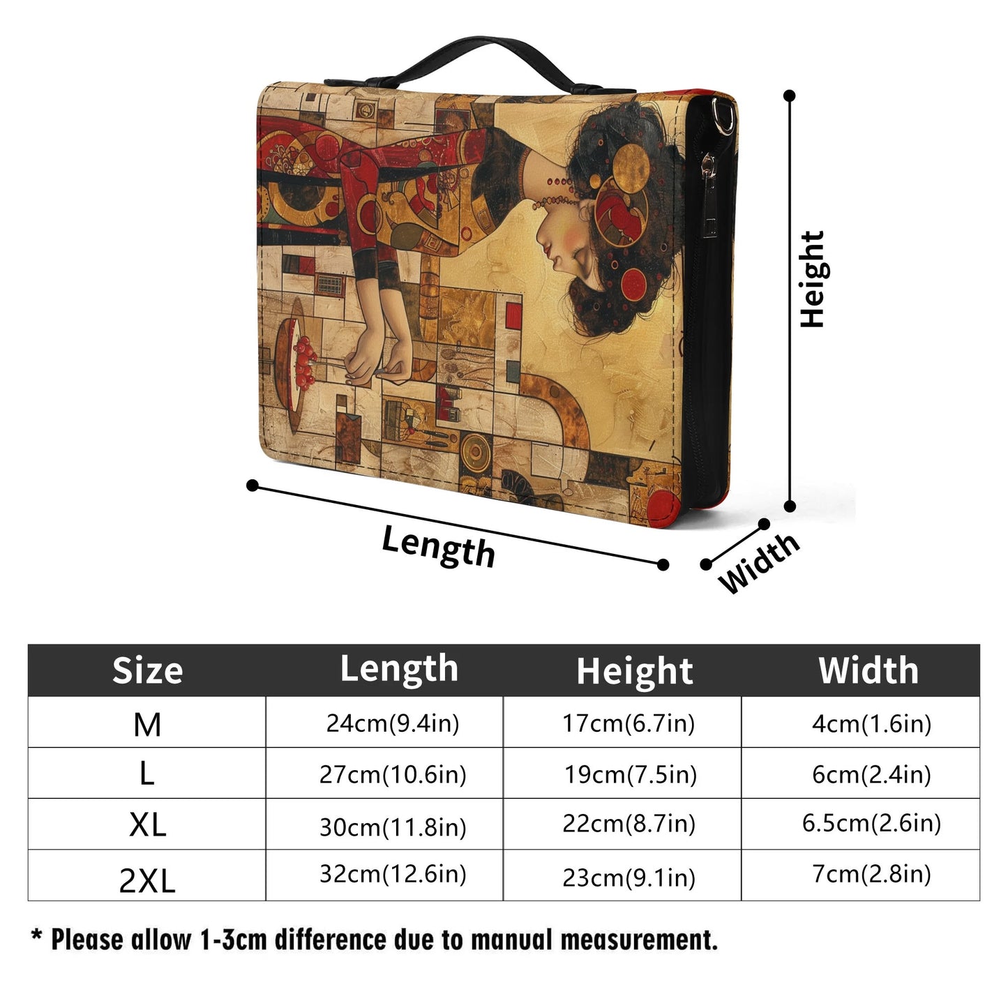 Gourmet Cuisine / Cook Book Briefcase with internal pockets