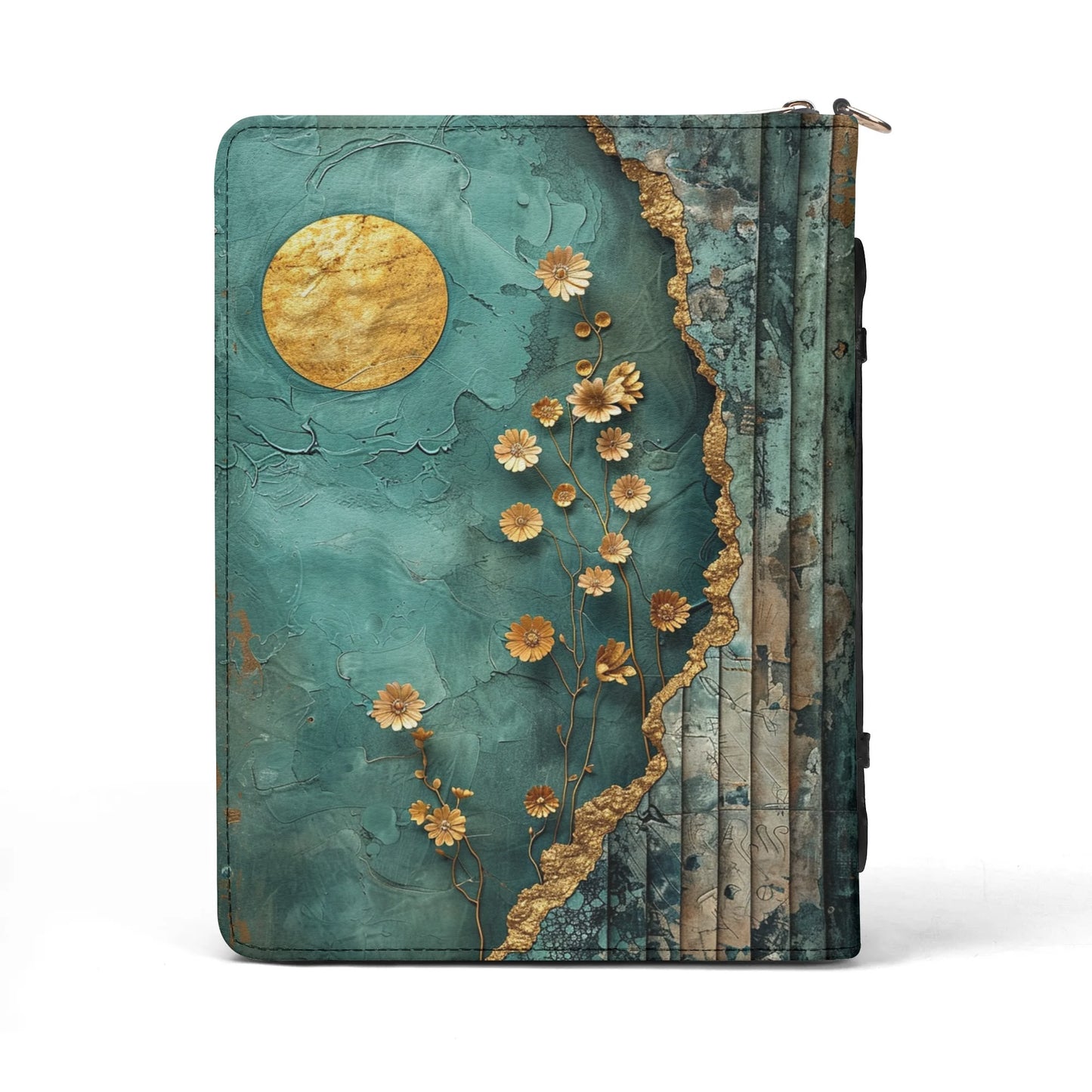 Gold Moon / Books briefcase with internal pockets