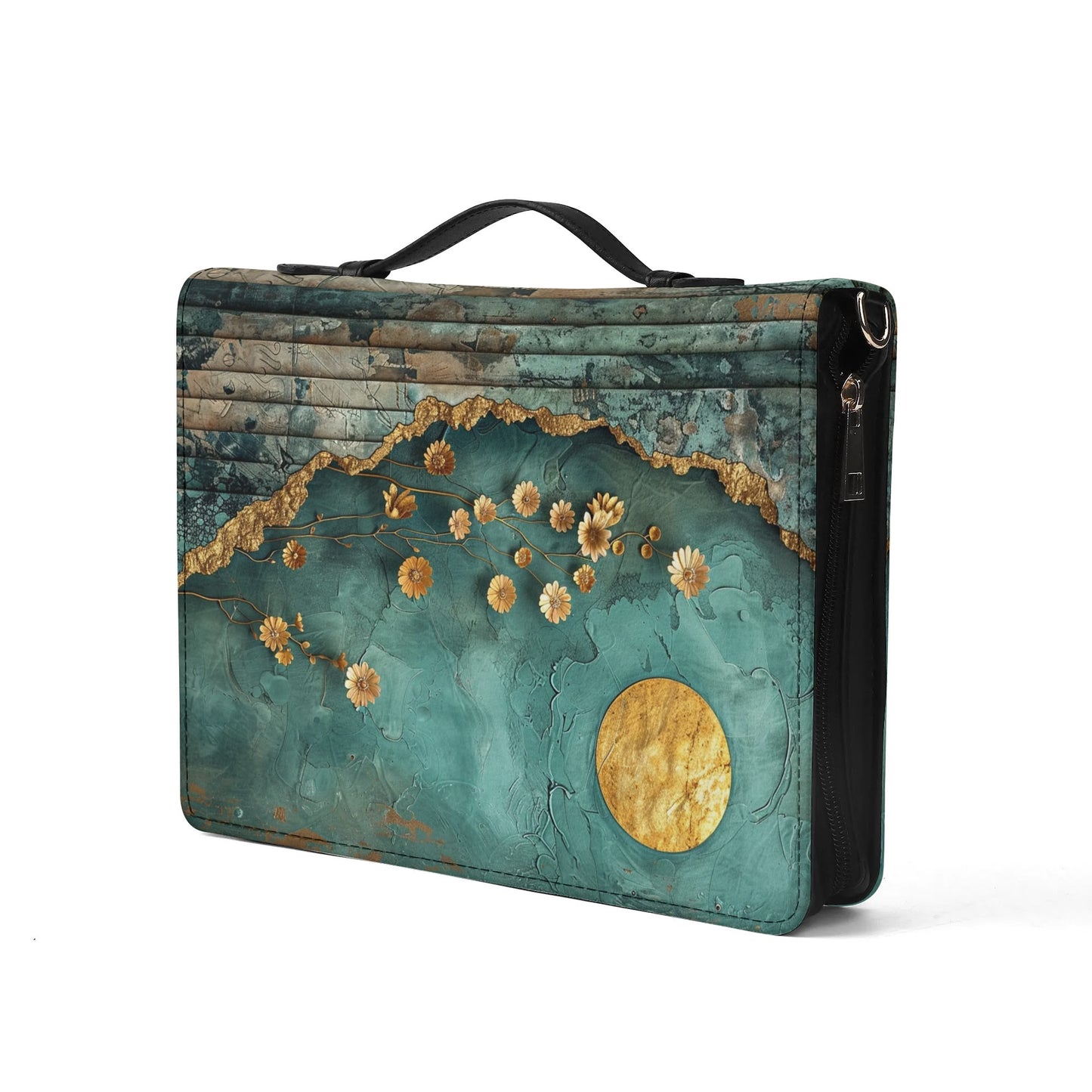Gold Moon / Books briefcase with internal pockets