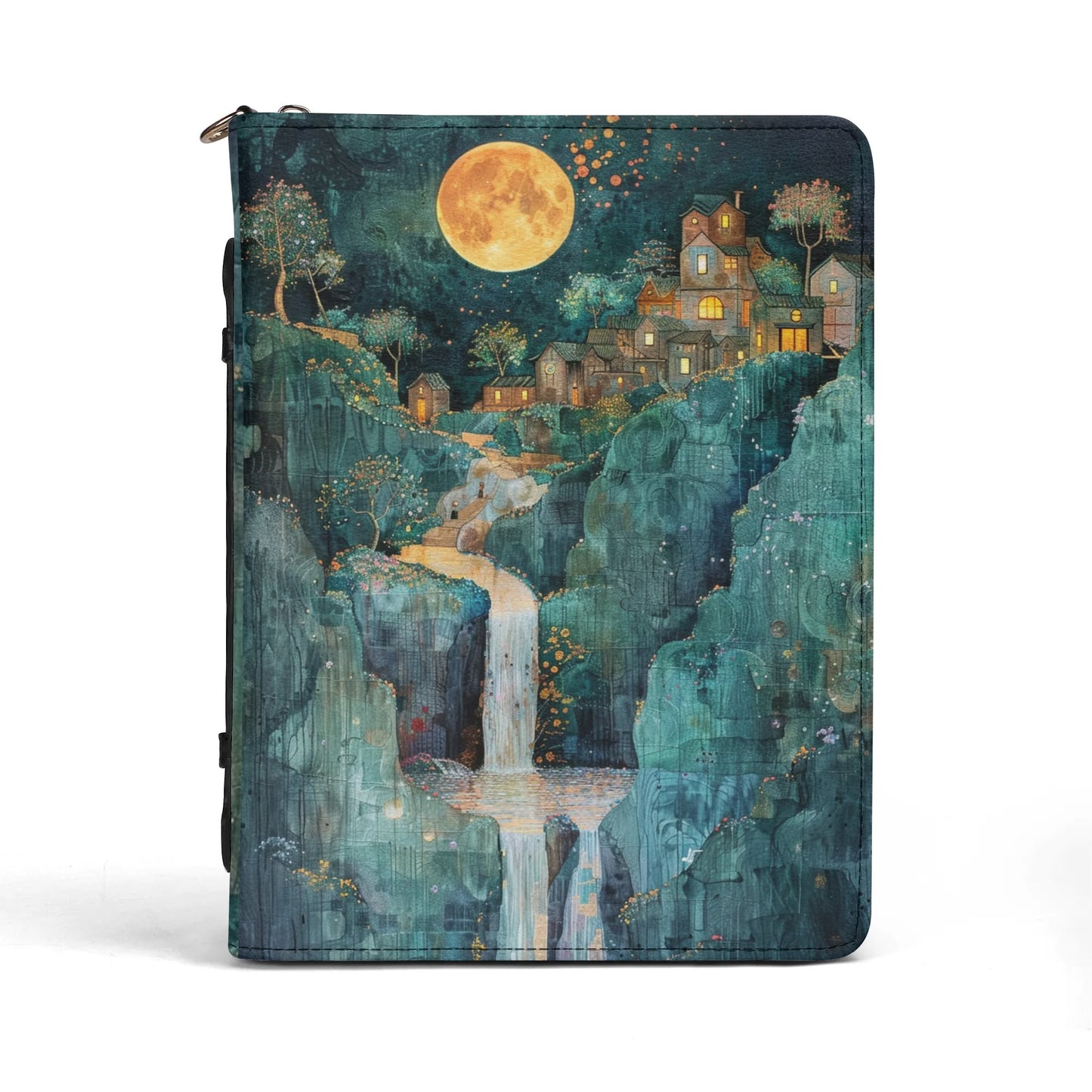 Waterfall / Books briefcase with internal pockets