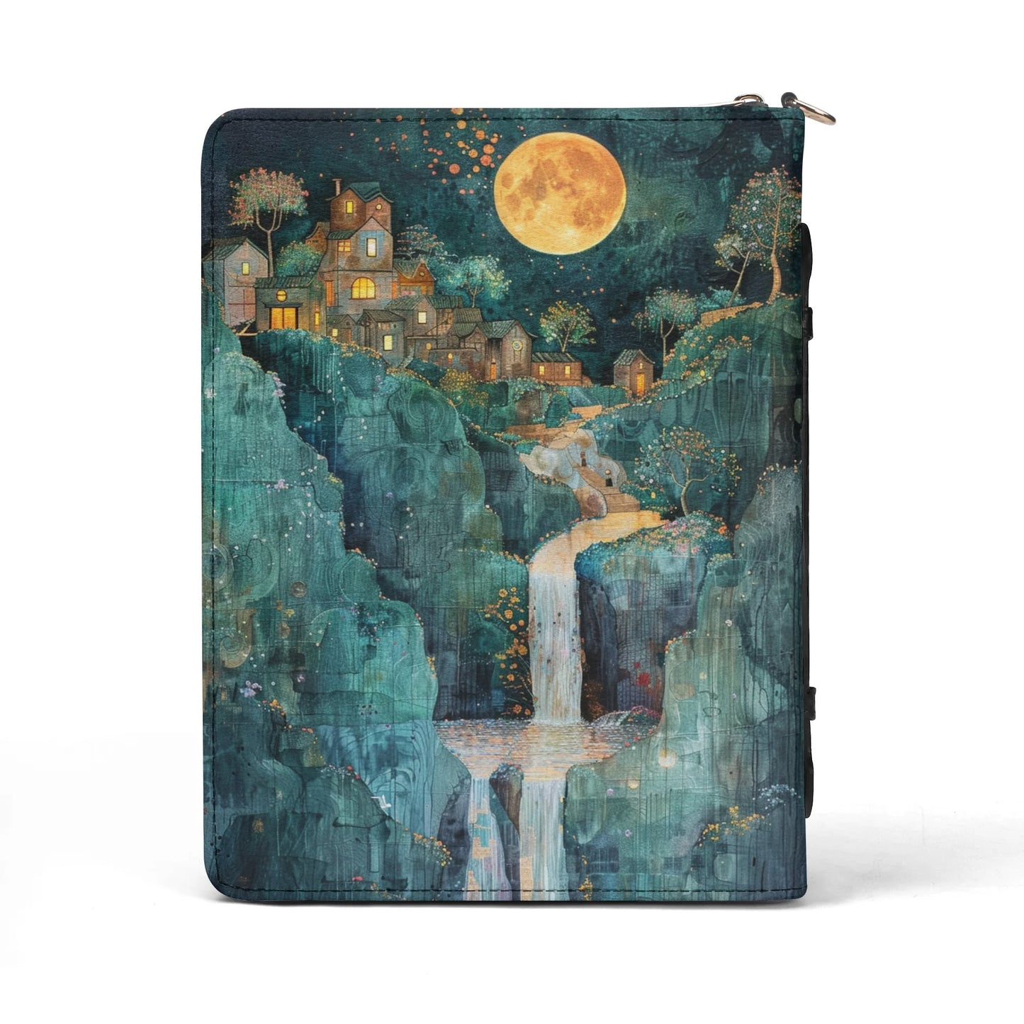 Waterfall / Books briefcase with internal pockets