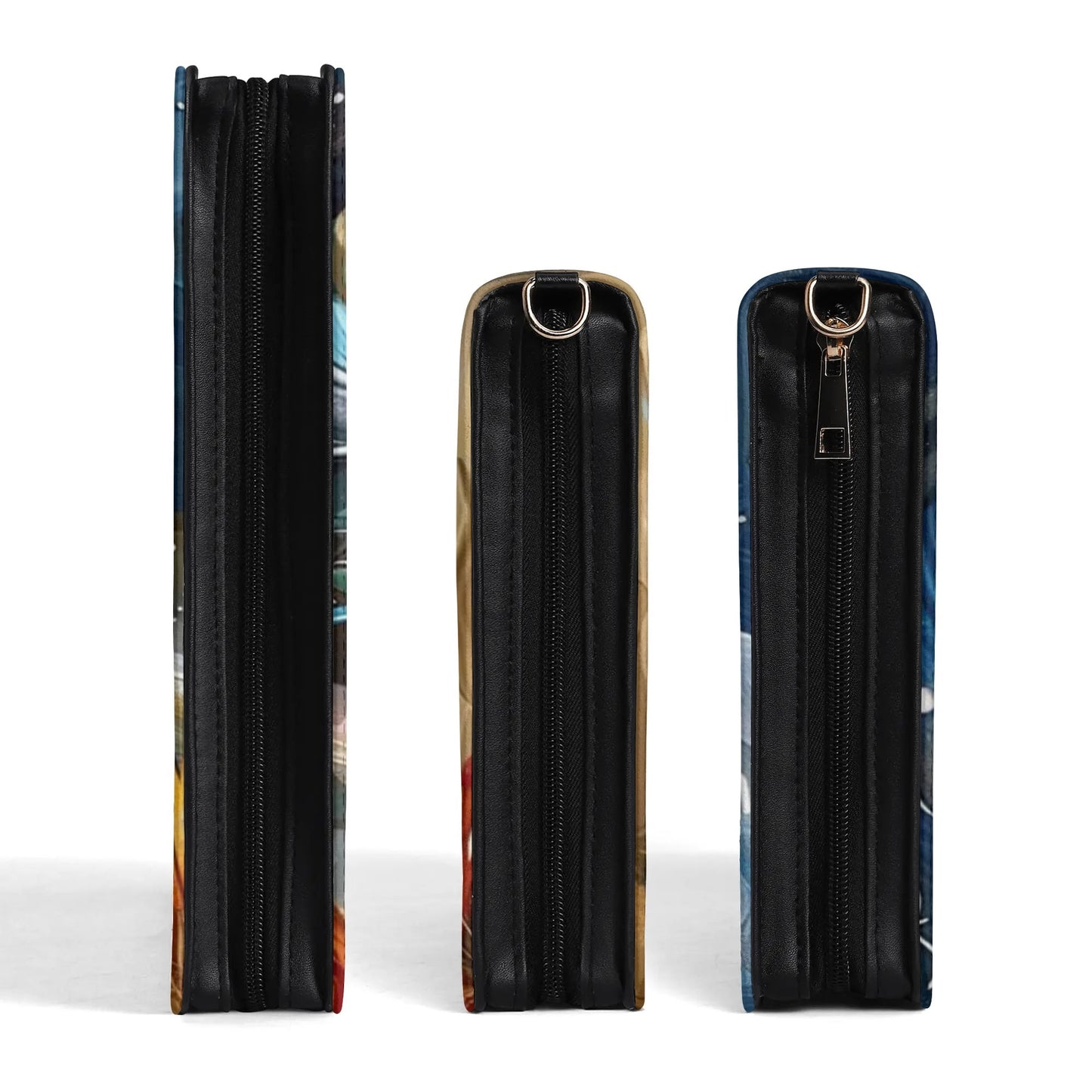 Waves / Books briefcase with internal pockets