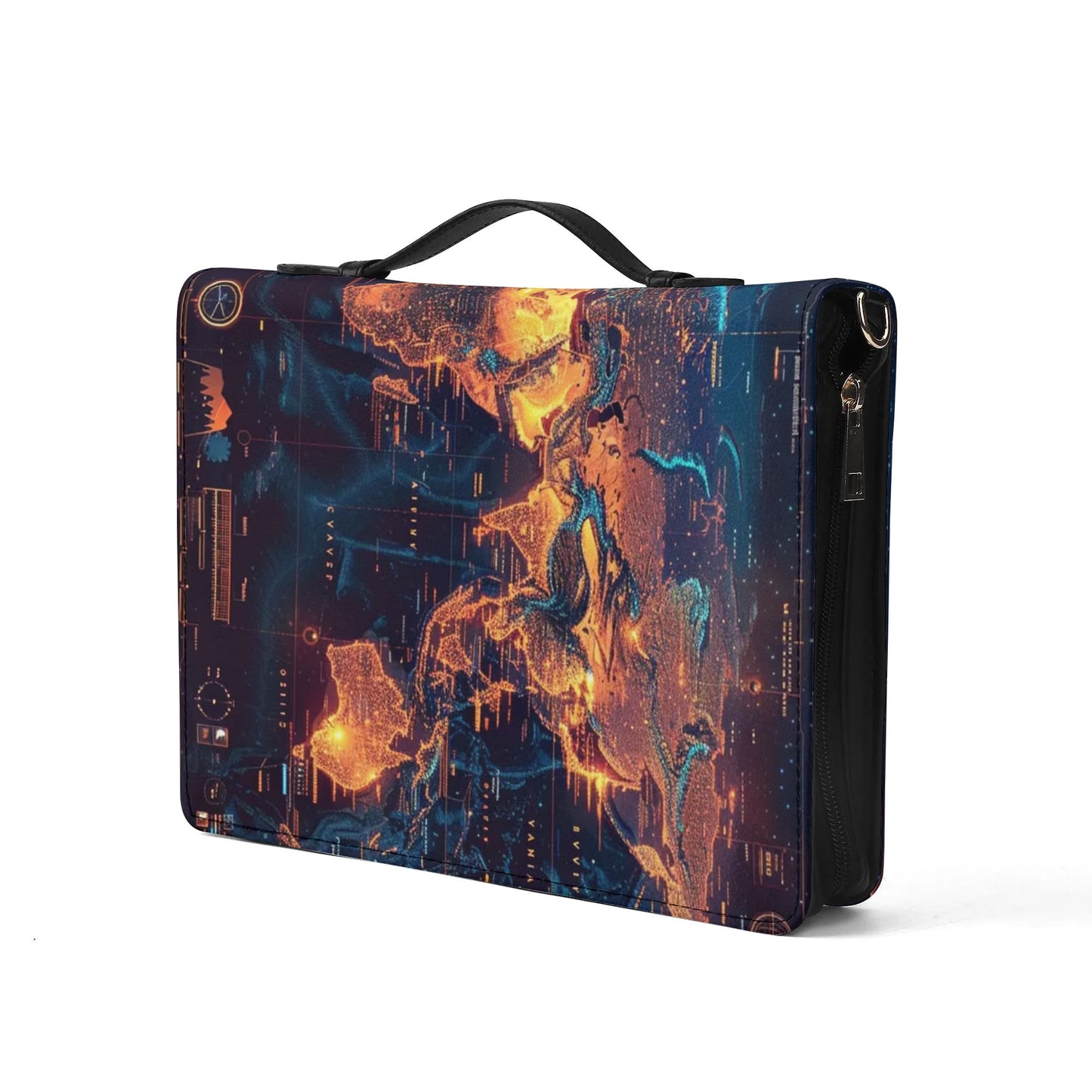 Travel Book / Books briefcase with internal pockets