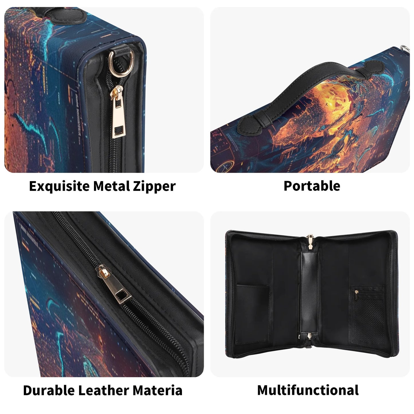 Travel Book / Books briefcase with internal pockets