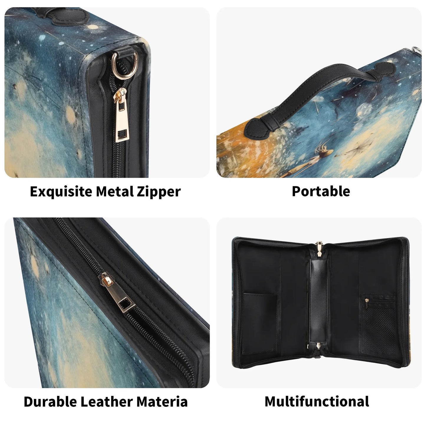 Dandelion / Books briefcase with internal pockets