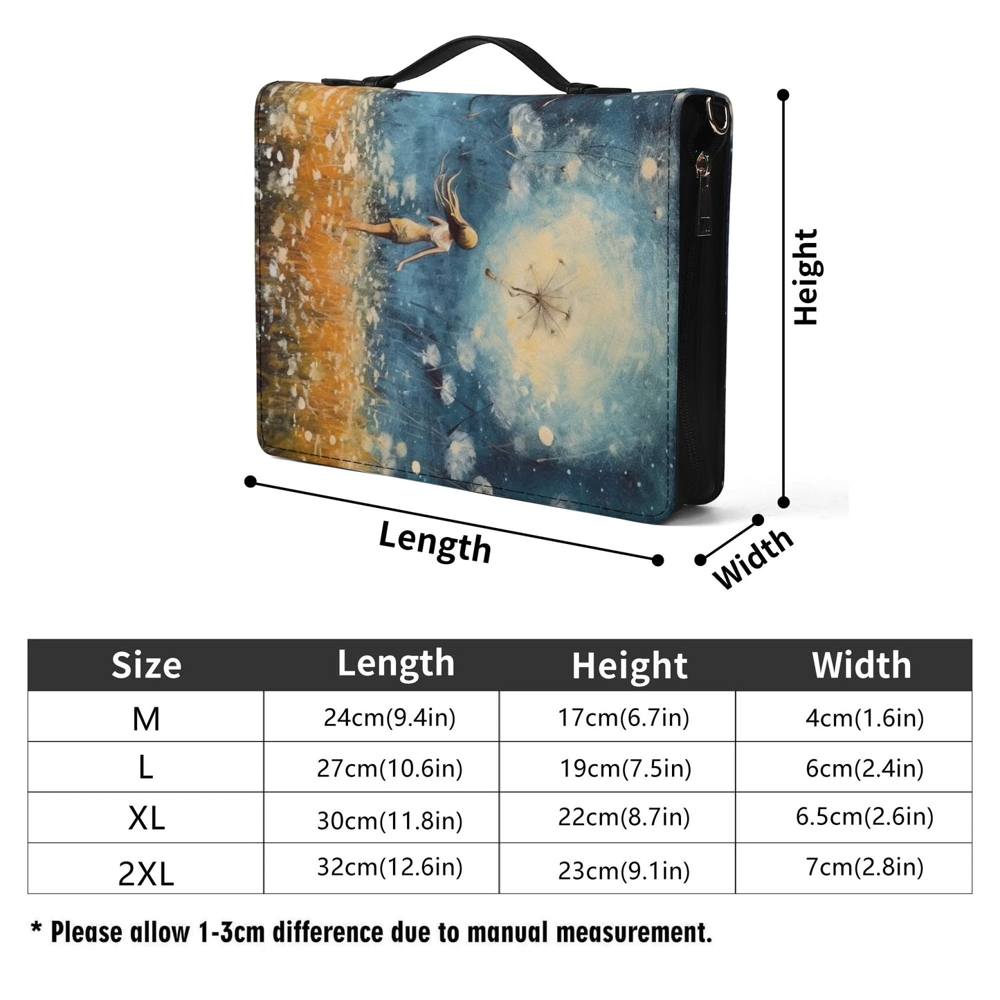 Dandelion / Books briefcase with internal pockets