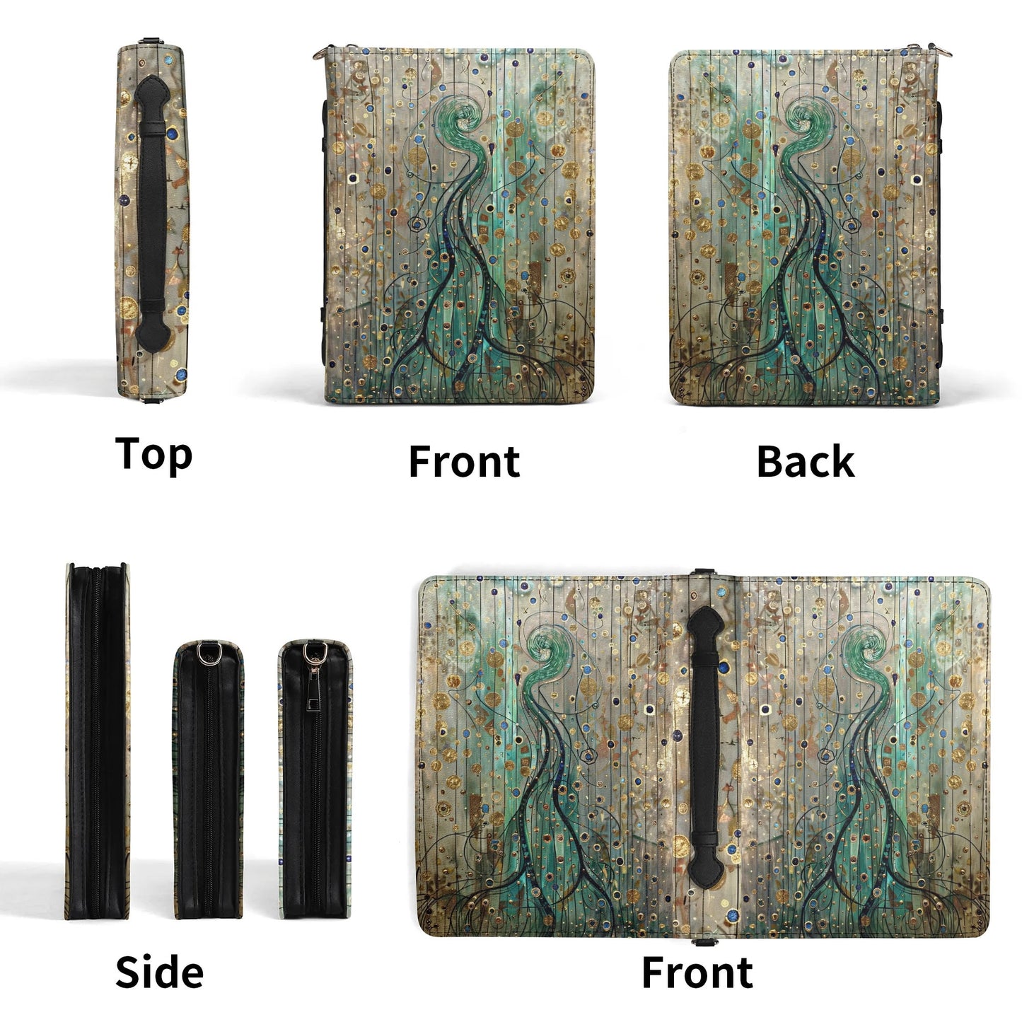 Light Twig / Books briefcase with internal pockets