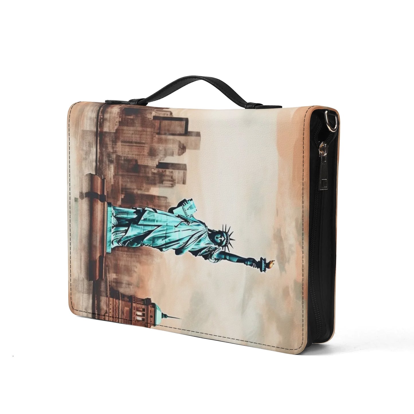 Towards Freedom / Books briefcase with internal pockets
