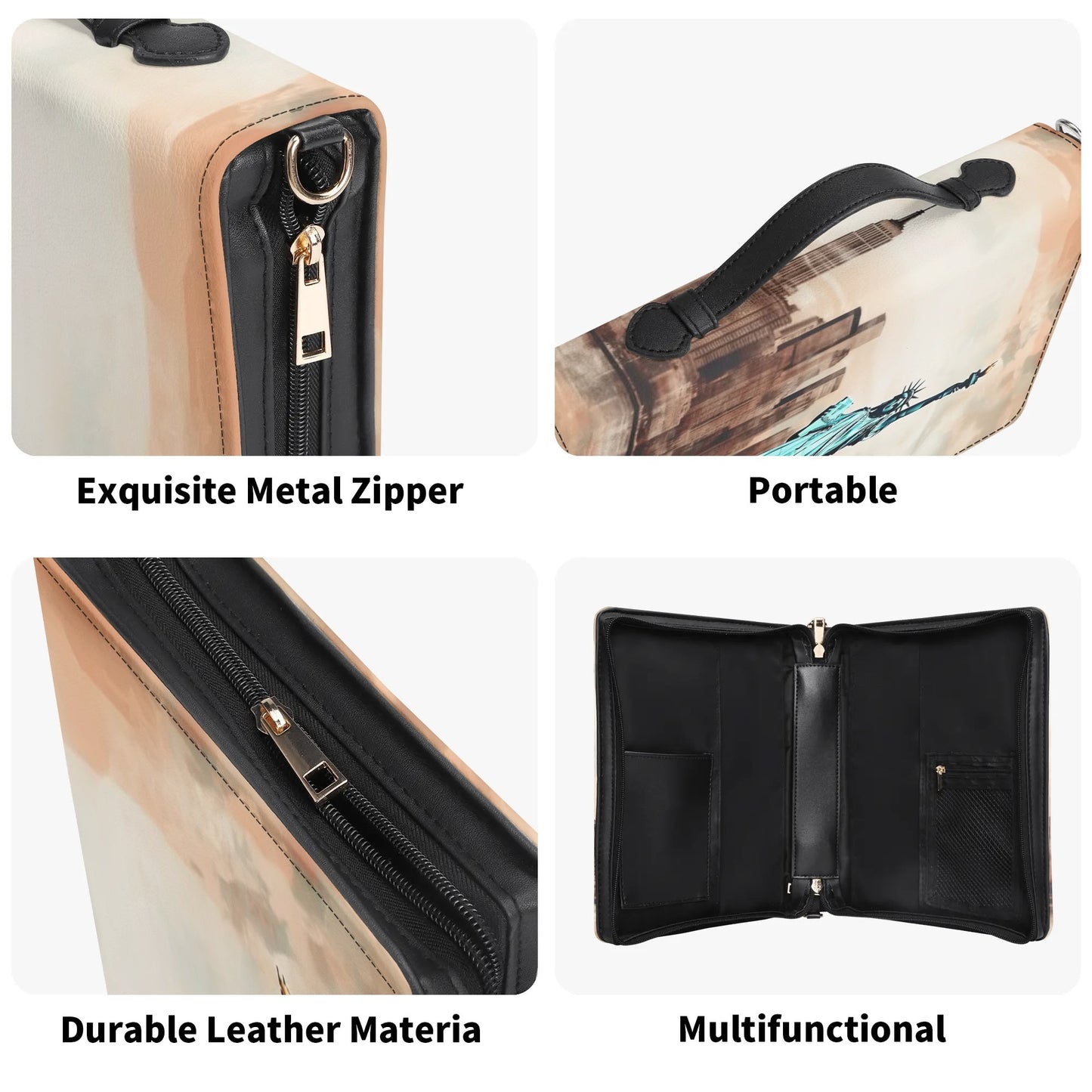 Towards Freedom / Books briefcase with internal pockets