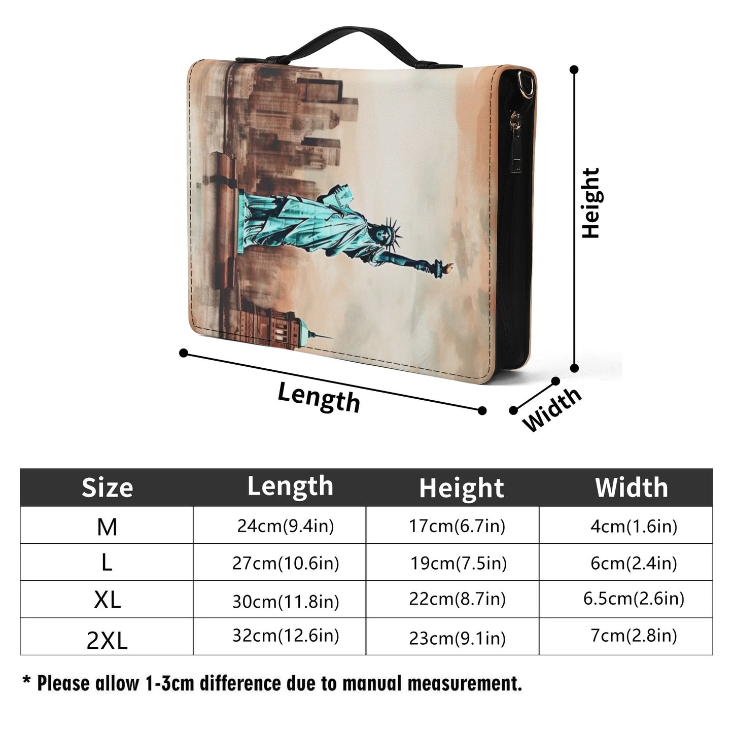 Towards Freedom / Books briefcase with internal pockets