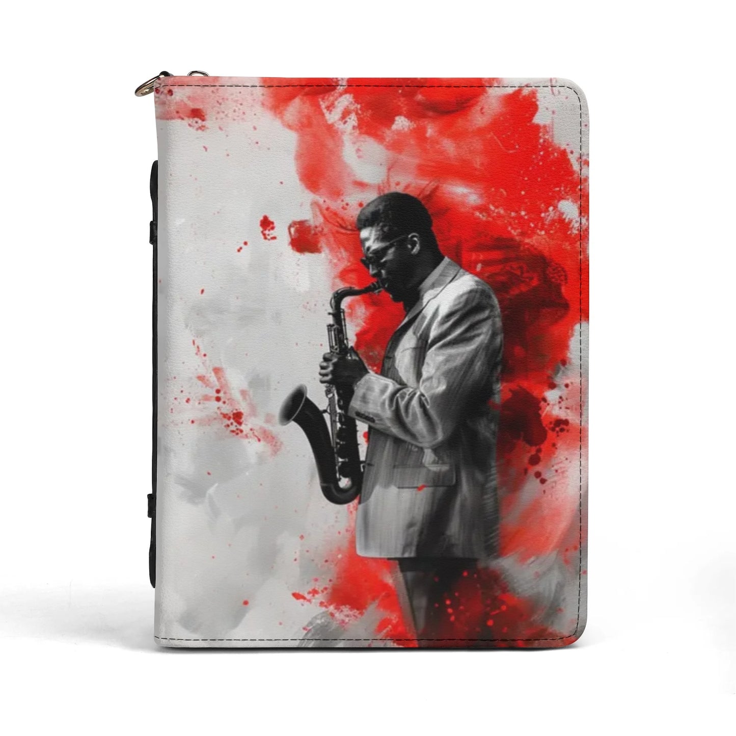 The Sax Man / Books briefcase with internal pockets