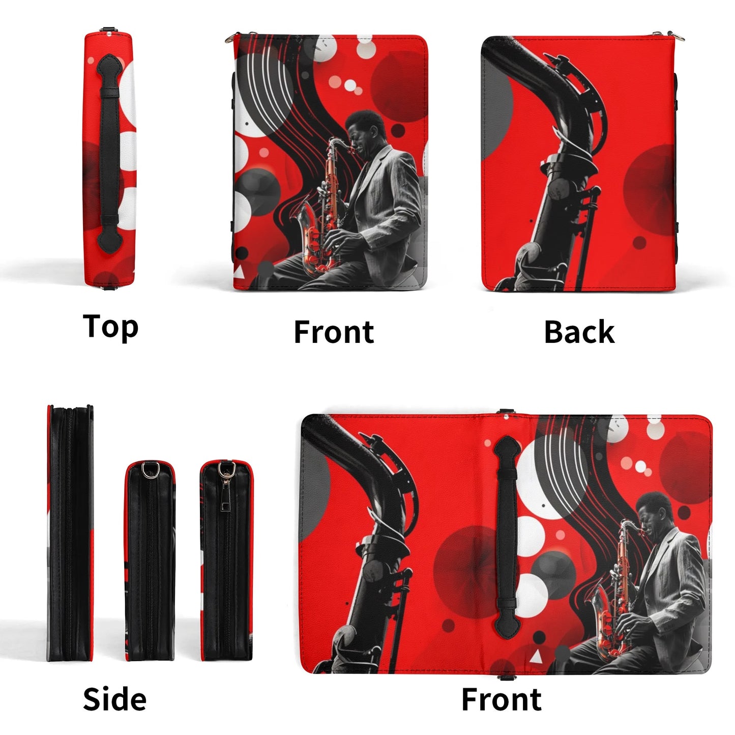 Jazz Session / Books briefcase with internal pockets